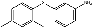 3-[(2,4-Dimethylphenyl)thio]benzenamine 구조식 이미지